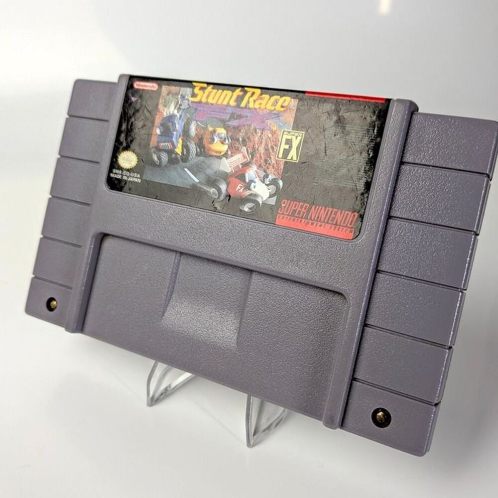Stunt Race FX - Authentic and Tested - SNES